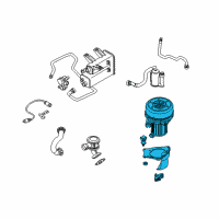 OEM BMW Air Pump Diagram - 11-72-7-572-085