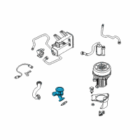 OEM 2005 BMW Z4 Air Pump Control Valve Diagram - 11-72-7-553-067