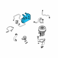 OEM 2006 BMW Z4 Activated Charcoal Filter Diagram - 16-13-7-839-840
