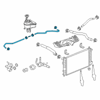 OEM 2015 Chevrolet Impala Limited Inlet Hose Diagram - 20994172