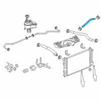 OEM 2012 Chevrolet Impala Outlet Hose Diagram - 19258422