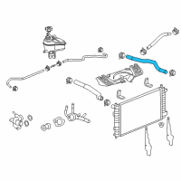 OEM 2016 Chevrolet Impala Limited Lower Hose Diagram - 19258622