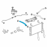 OEM Chevrolet Impala Limited Upper Hose Diagram - 19260860