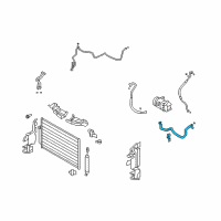 OEM 2010 Nissan Murano Pipe-Front Cooler, Low Diagram - 92450-1AA0A