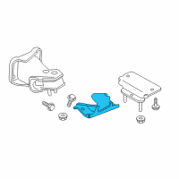 OEM 2019 Nissan Armada Engine Mounting Support, Front Diagram - 11252-5ZM0A