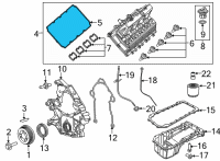 OEM Dodge Durango Cylinder Head Cover Diagram - 68526603AA