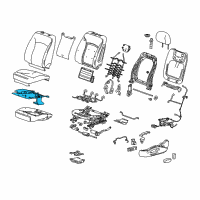OEM 2014 Buick LaCrosse Heater Asm-Front Seat Cushion Diagram - 20957863
