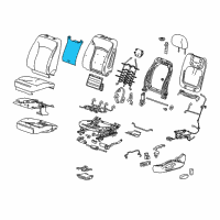 OEM 2016 Buick LaCrosse Seat Back Heater Diagram - 9065477