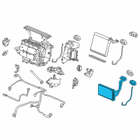 OEM 2014 Honda Accord Core Sub-Assembly, Heater Diagram - 79115-T3V-A01
