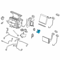 OEM Acura RDX Motor Assembly, Mode Servo Diagram - 79140-TR0-A01