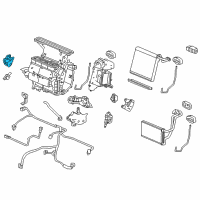 OEM 2017 Honda Accord Motor Assembly, Air Mix (Driver Side) Diagram - 79160-TX6-A41