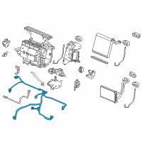 OEM 2015 Honda Accord Wire Harn A/C Sub Diagram - 80650-T2F-A40