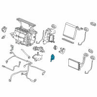 OEM Acura RDX Motor Assembly, Air Mix (Passenger Side) Diagram - 79170-T0A-A41
