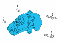 OEM Chevrolet Trailblazer Starter Diagram - 55514262