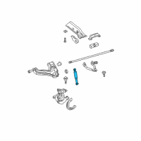 OEM 1998 GMC K3500 Front Shock Absorber Assembly Diagram - 22064260