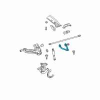 OEM 1997 GMC K1500 Suburban Front Upper Control Arm Kit (Lh) Diagram - 12543999