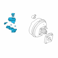 OEM 2000 Pontiac Bonneville Cylinder Asm, Brake Master Diagram - 18047787