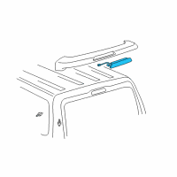 OEM 2005 Toyota 4Runner High Mount Lamp Diagram - 81570-35100