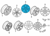 OEM BMW M440i xDrive DISK WHEEL, LIGHT ALLOY, IN Diagram - 36-10-8-093-831