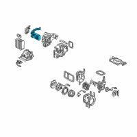 OEM Acura Core, Heater Diagram - 79110-SL0-A03