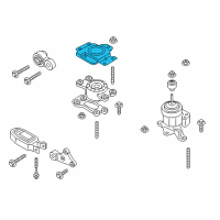 OEM 2016 Lincoln MKZ Transmission Mount Bracket Diagram - DP5Z-6K034-A