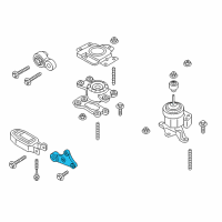 OEM 2016 Lincoln MKZ Bracket Diagram - EP5Z-6E042-A