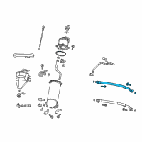 OEM 2015 Chevrolet Corvette Inlet Hose Diagram - 23299434