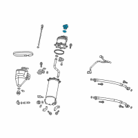 OEM Chevrolet Filler Cap Diagram - 12680708