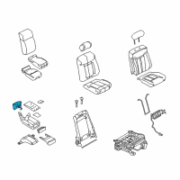 OEM Ford F-150 Cup Holder Diagram - 9L3Z-1813562-AA