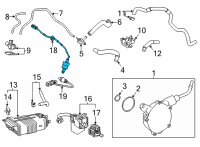 OEM 2020 Toyota Highlander Front Oxygen Sensor Diagram - 89467-0E290