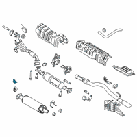 OEM 2015 Ford Transit-250 Muffler Front Bracket Diagram - CK4Z-5A246-A