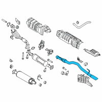 OEM 2018 Ford Transit-250 Exhaust Pipe Diagram - CK4Z-5202-M