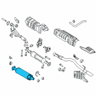 OEM Ford Transit-150 Muffler Diagram - CK4Z-5230-C