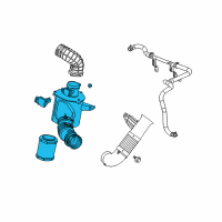 OEM 2005 Saturn Ion Cleaner Asm, Air (W/ Mass Airflow Sensor) Diagram - 15794266