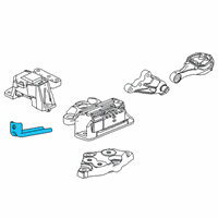 OEM 2019 Jeep Renegade Bracket-Engine Mount Diagram - 68472681AA