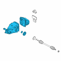 OEM 2016 BMW 435i xDrive Rear Axle Drive Differential Diagram - 33-10-7-599-475