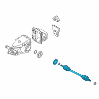 OEM BMW 428i xDrive Rear Right Cv Axle Assembly Diagram - 33-20-7-637-444