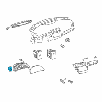 OEM 2009 Toyota Camry Mirror Switch Diagram - 84870-06070-B0