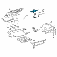 OEM 2016 Toyota Camry Jack Assembly Diagram - 09111-0W160