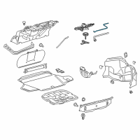 OEM 2002 Lexus ES300 Handle, Jack Diagram - 09113-33010