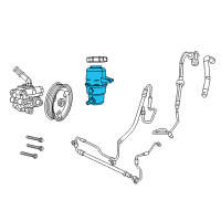 OEM Dodge Durango Reservoir-Power Steering Fluid Diagram - 52124636AD