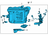 OEM GMC Sierra 2500 HD Composite Assembly Diagram - 84738614