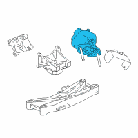 OEM 2005 Dodge Magnum Support-Engine Support Diagram - 4578046AC