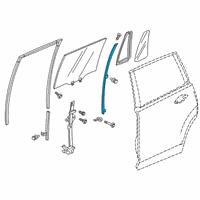 OEM 2021 Honda Passport SASH, L. RR. DOOR QUARTER Diagram - 72771-TG7-A32