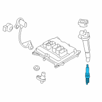 OEM 2017 BMW X5 Spark Plugs Diagram - 12-12-0-039-664