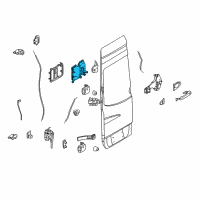 OEM Dodge Sprinter 2500 Handle-Inside Release Diagram - 1HE50XDVAA