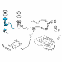 OEM 2014 Nissan Murano Fuel Tank Sending Unit Diagram - 25060-1AA3B