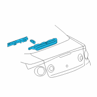 OEM Chevrolet Cobalt High Mount Lamp Diagram - 15271523