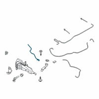 OEM Lincoln Corsair HOSE - WINDSHIELD WASHER Diagram - LJ7Z-17A605-E