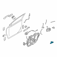 OEM Mercury Sable Release Cable Diagram - 8G1Z-74221A00-A